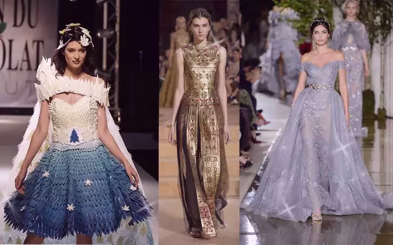 سه لباس بسیار زیبا اوت کوتور Haute couture